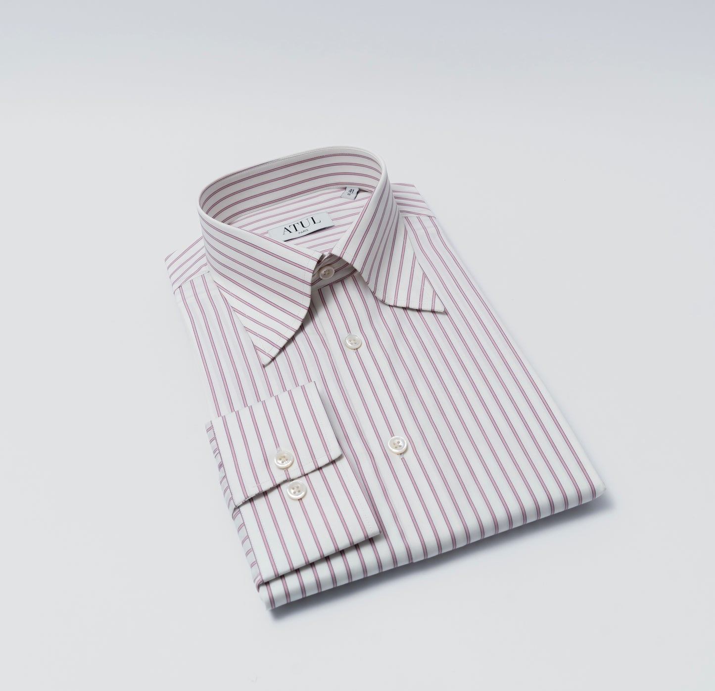 LA CHEMISE À RAYURES ROSES