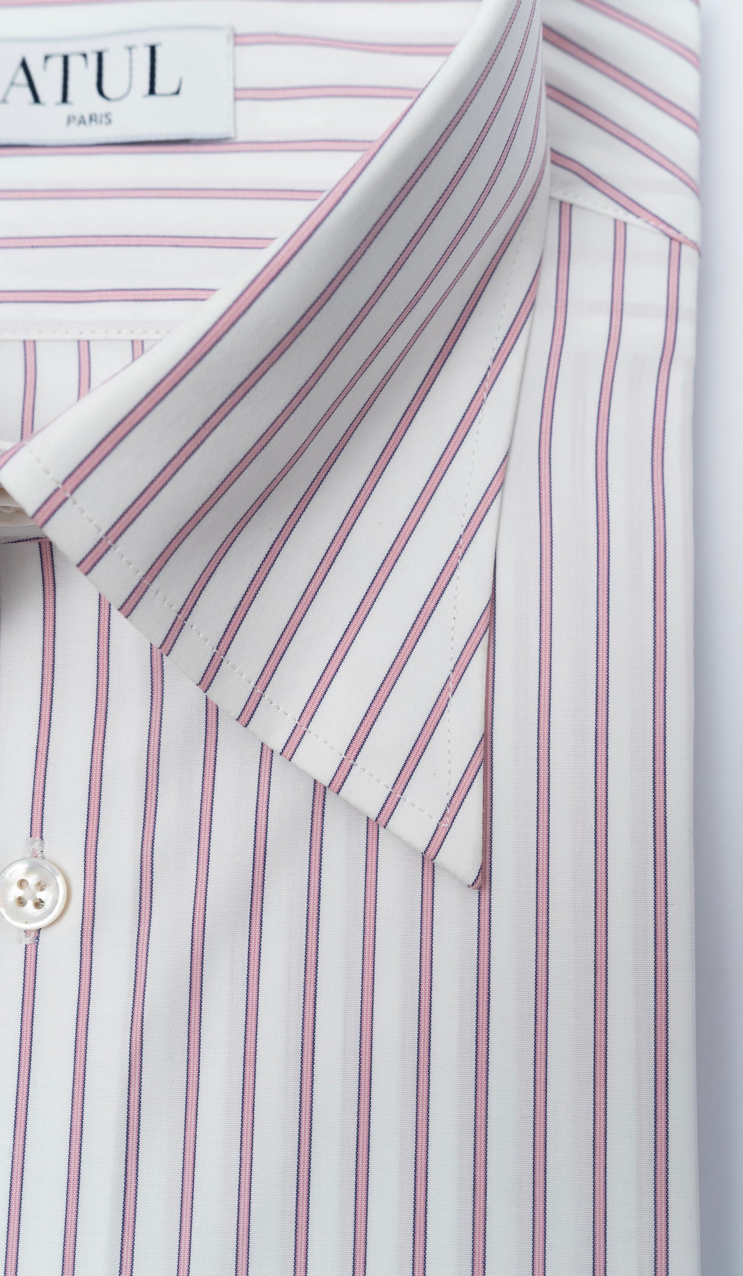 LA CHEMISE À RAYURES ROSES
