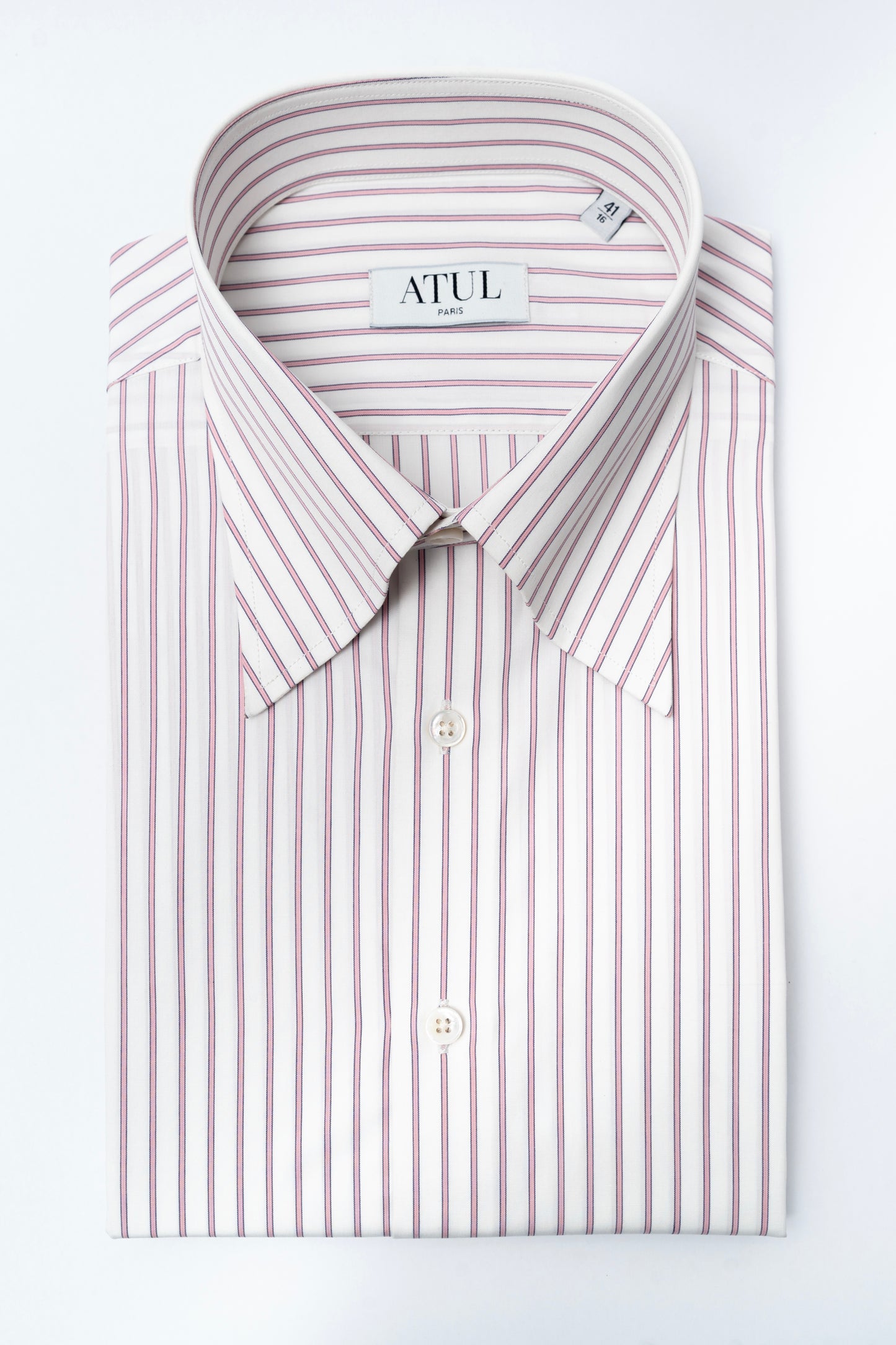 LA CHEMISE À RAYURES ROSES