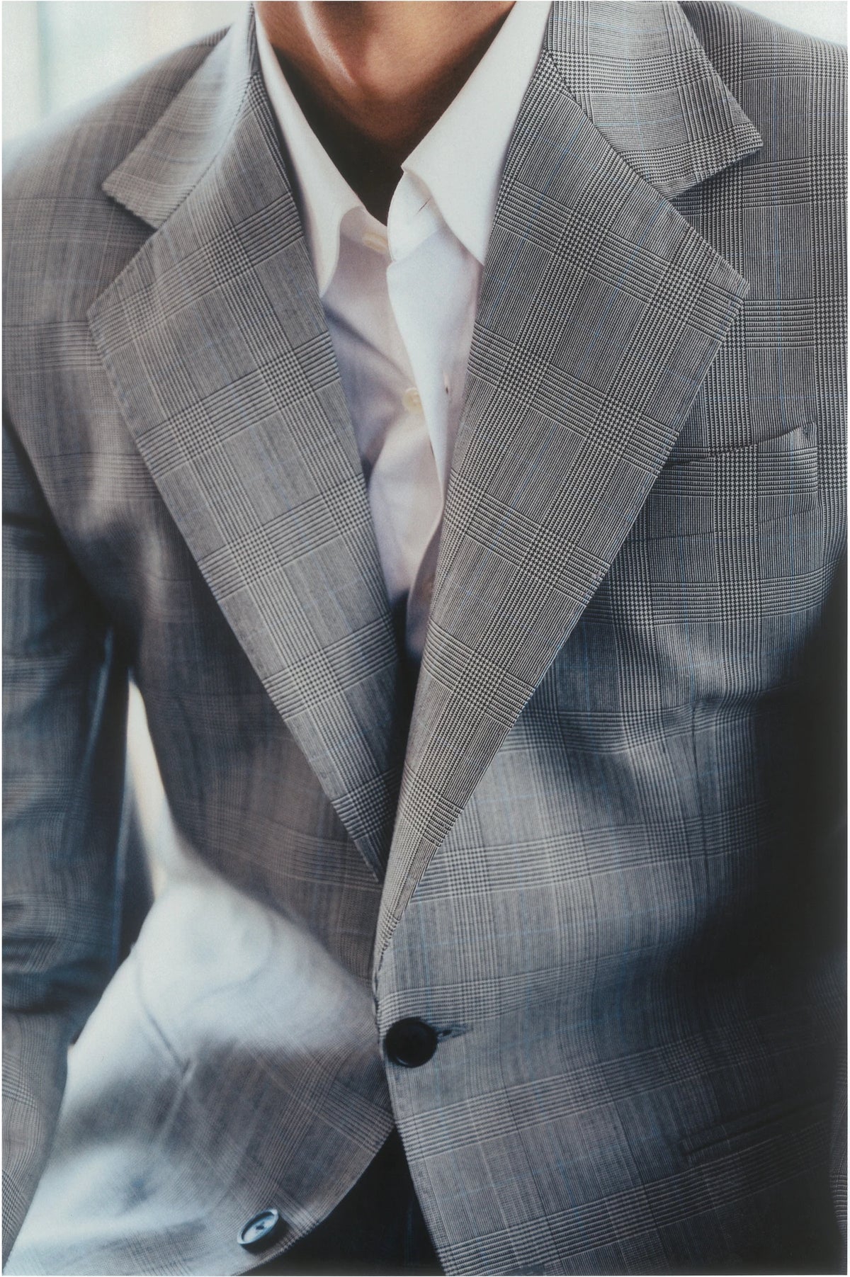 LE COSTUME DROIT EN LAINE SUPER 150’S — PRINCE-DE-GALLES GRIS