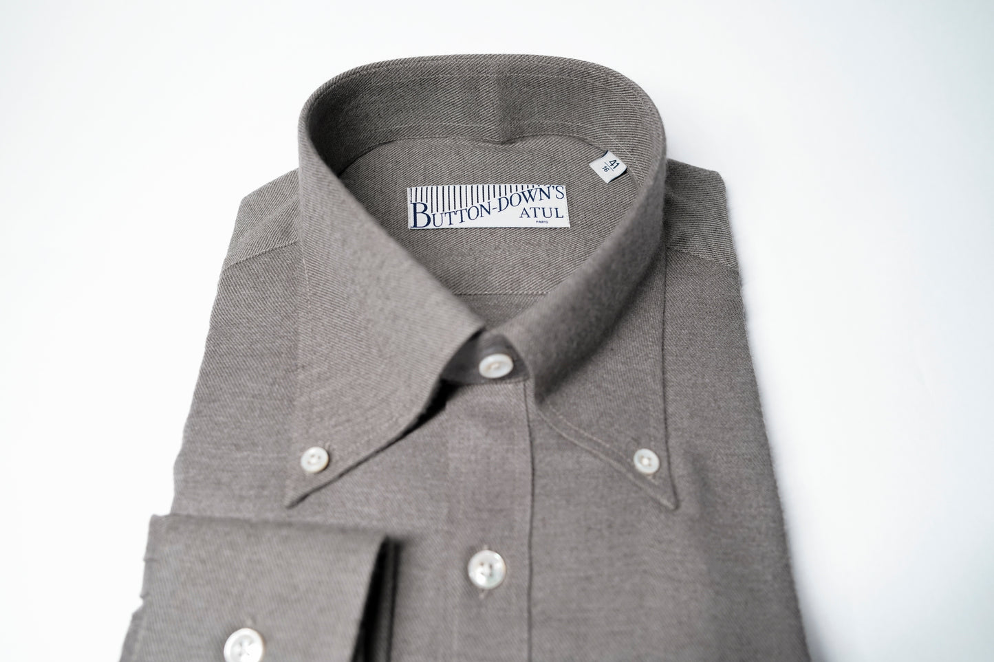 THE MINK BROWN SHIRT - ATUL'S BUTTON DOWN