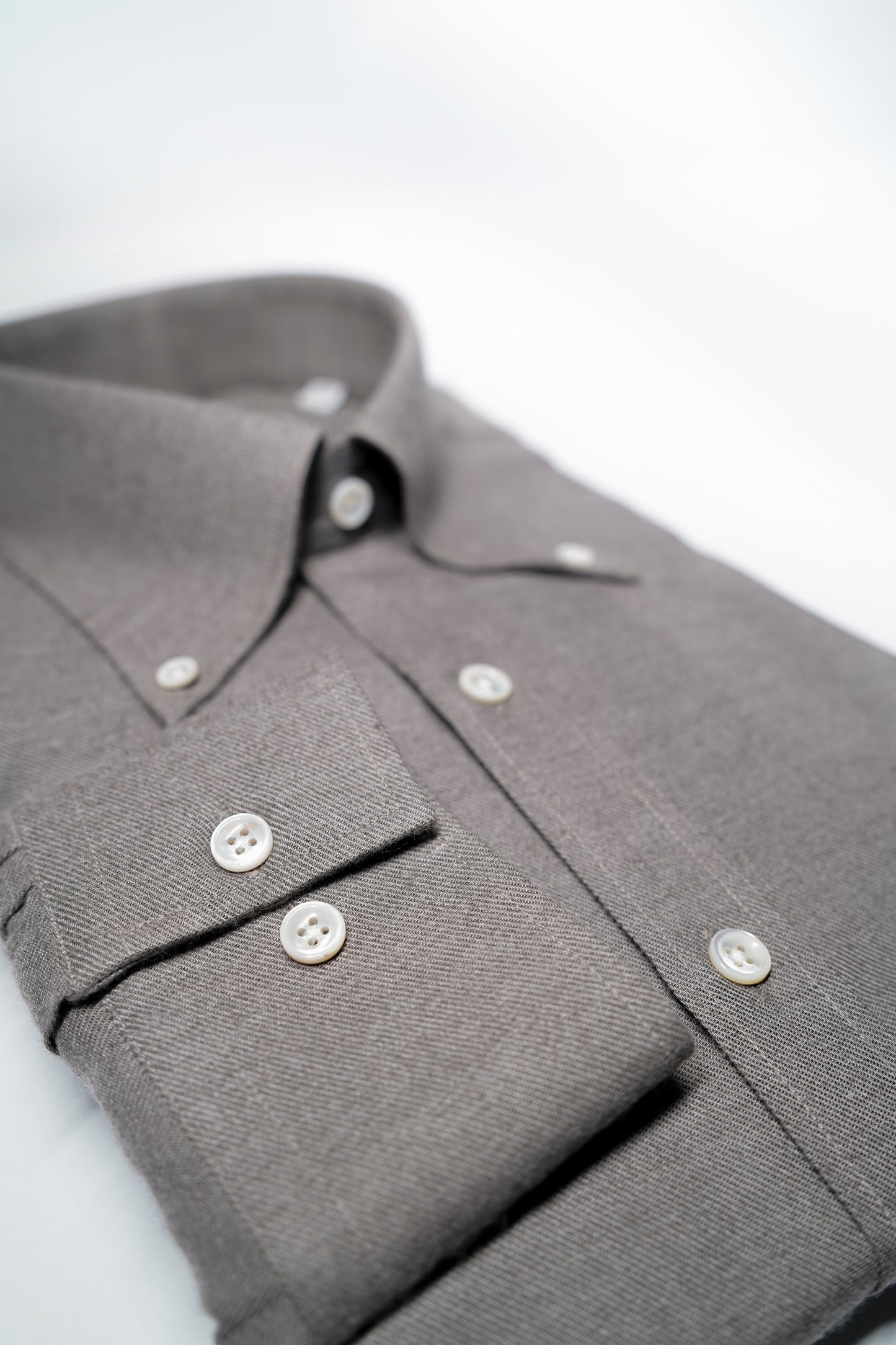THE MINK BROWN SHIRT - ATUL'S BUTTON DOWN