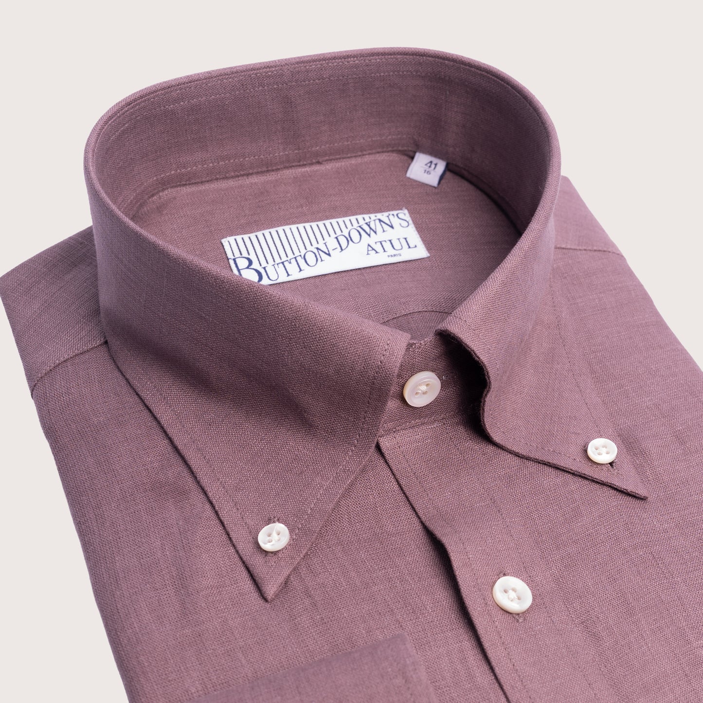 THE DUSTY MAUVE SHIRT - ATUL'S LINEN