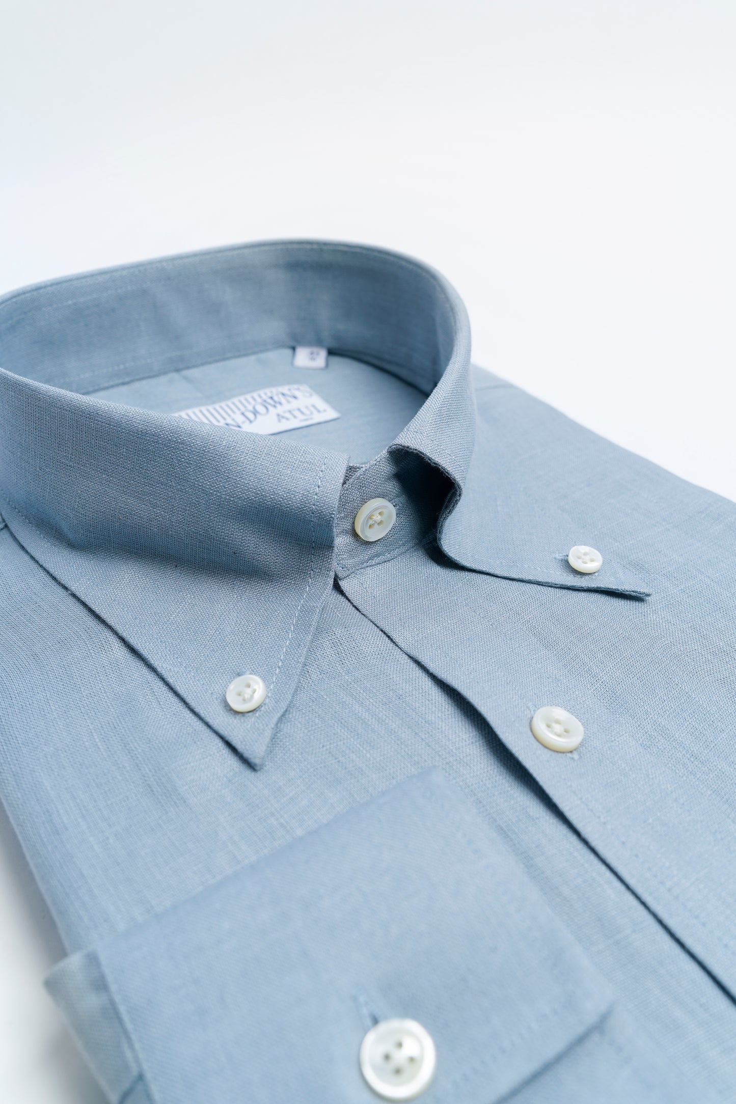 THE DUSTY BLUE SHIRT - ATUL'S LINEN