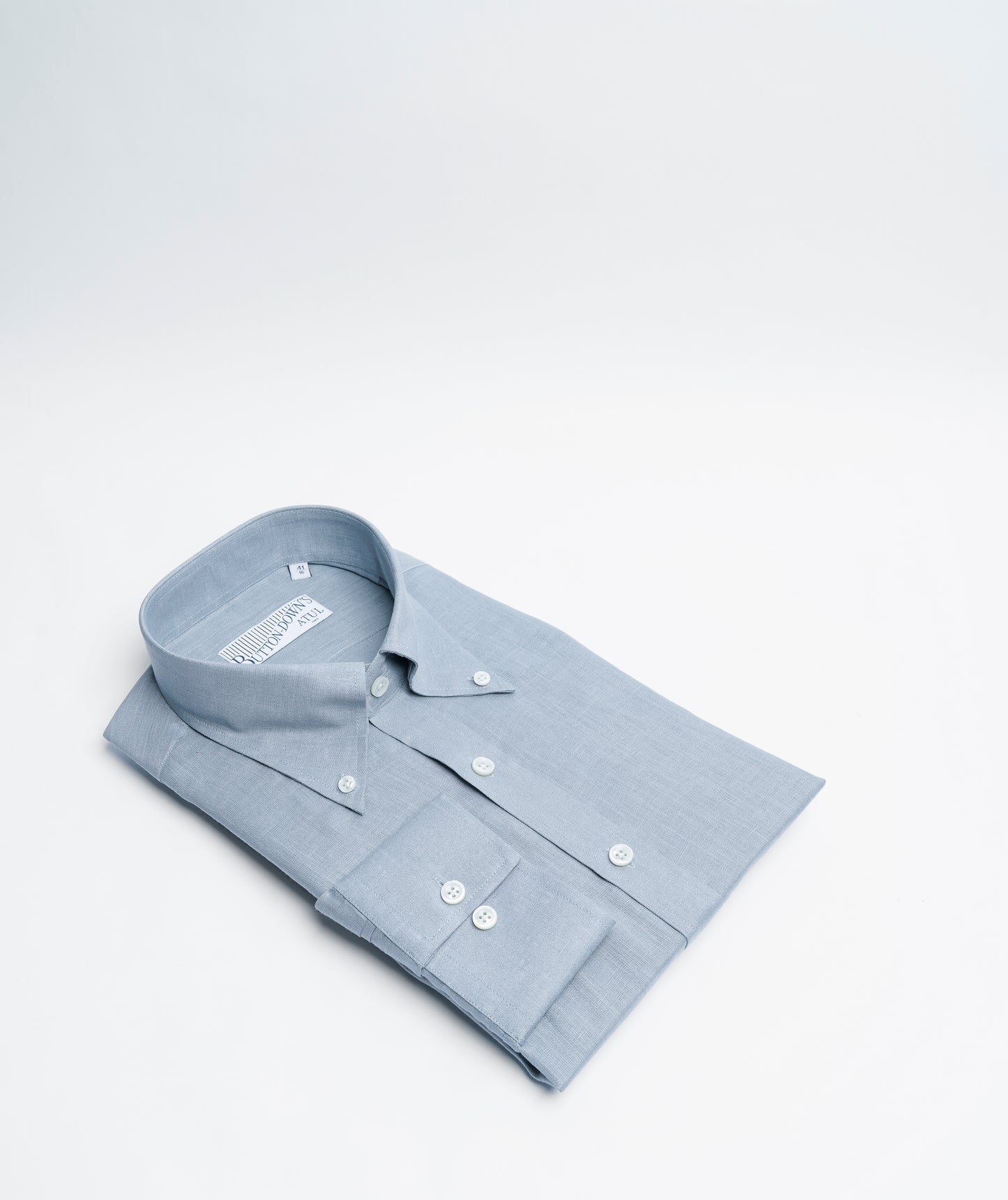 THE DUSTY BLUE SHIRT - ATUL'S LINEN