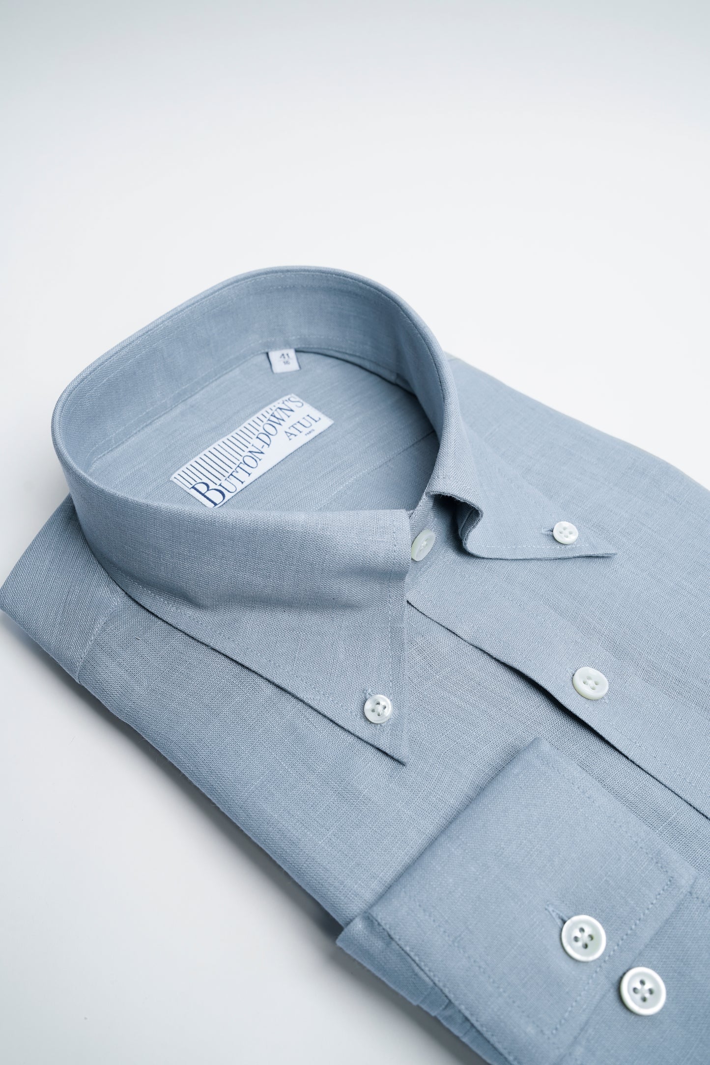 THE DUSTY BLUE SHIRT - ATUL'S LINEN