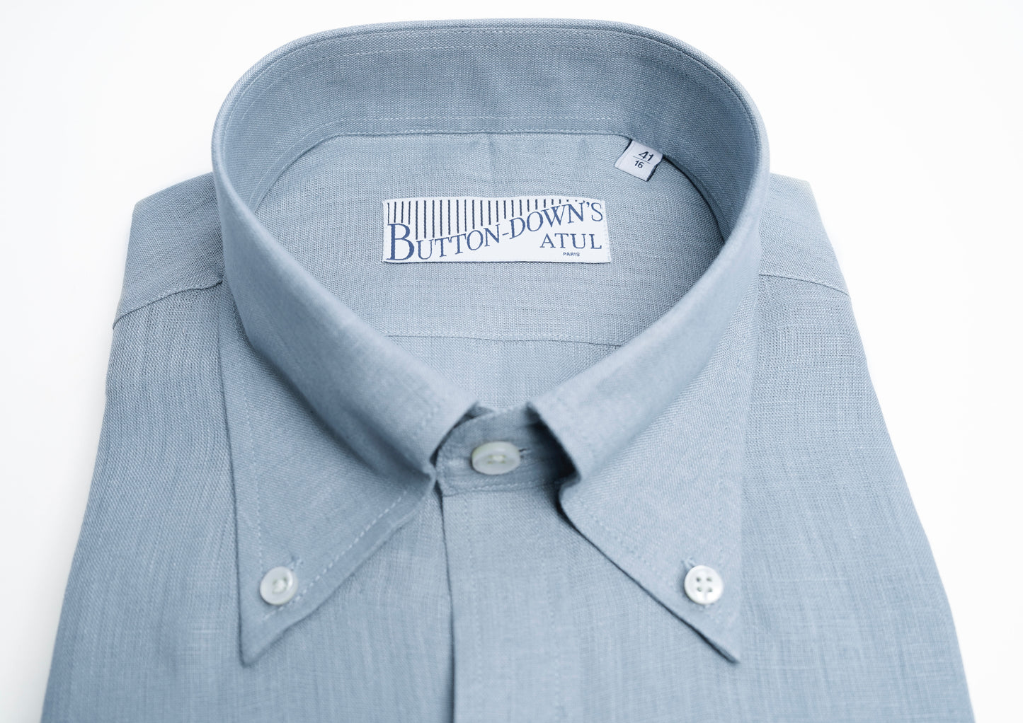 THE DUSTY BLUE SHIRT - ATUL'S LINEN