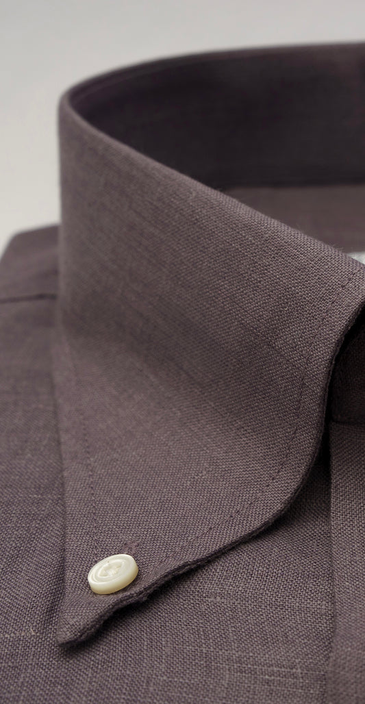 THE MAUVE SHIRT IN LINEN