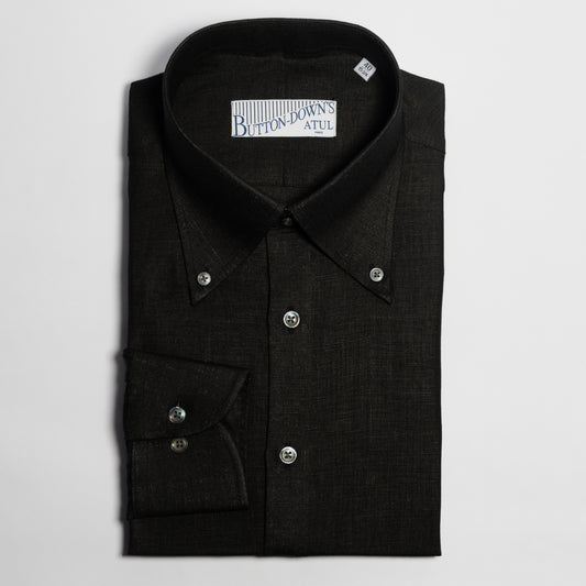 THE BLACK SHIRT IN LINEN