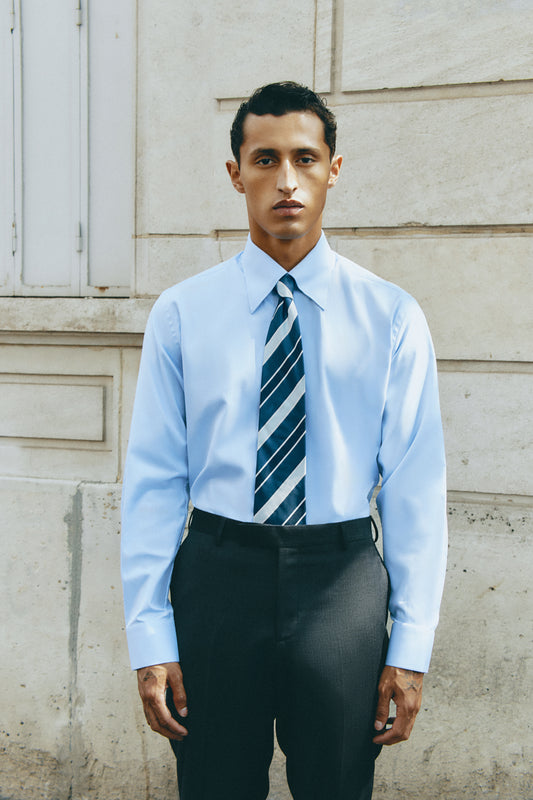 THE SKY BLUE SHIRT IN TWILL