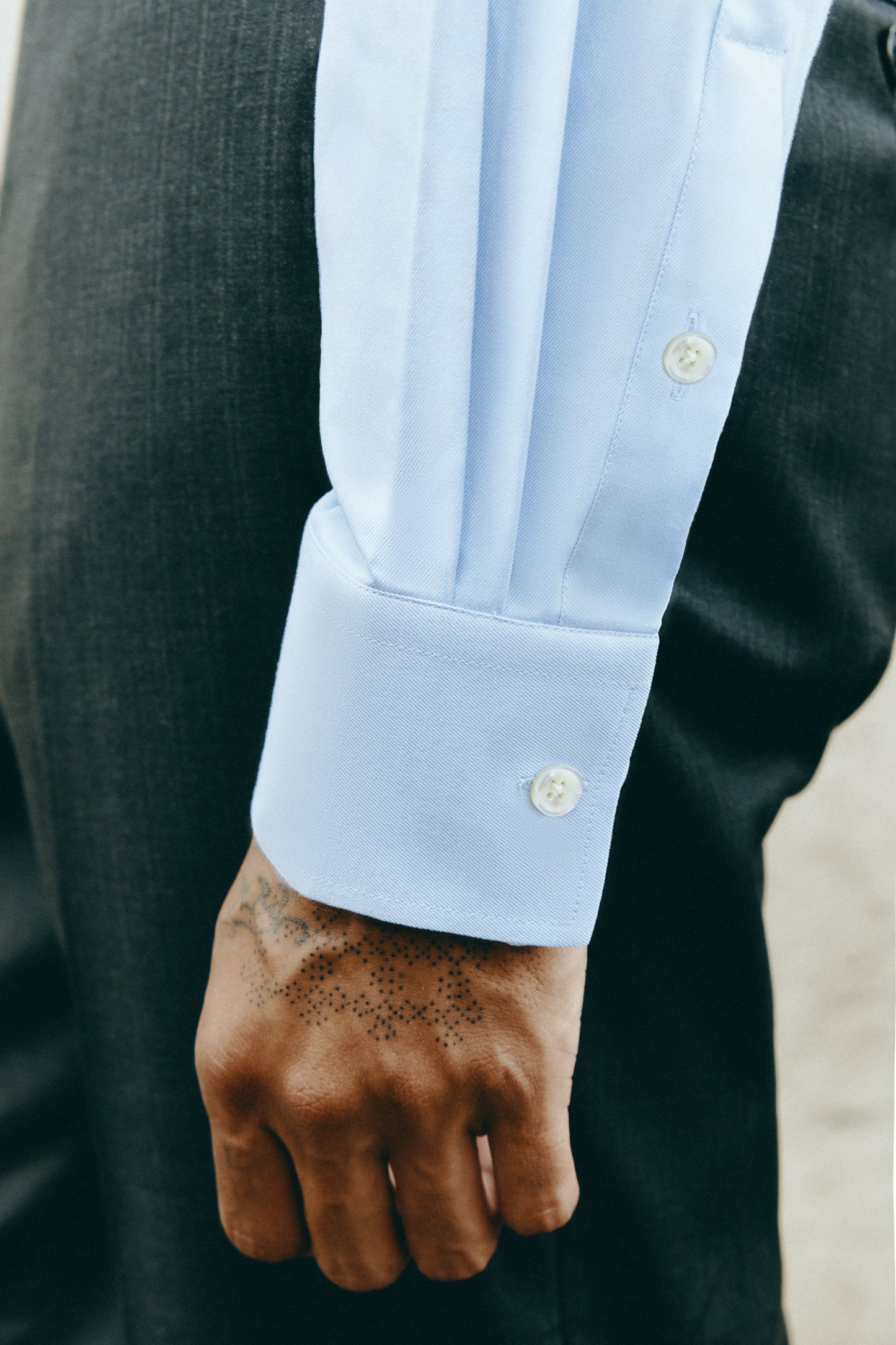 THE SKY BLUE SHIRT IN TWILL