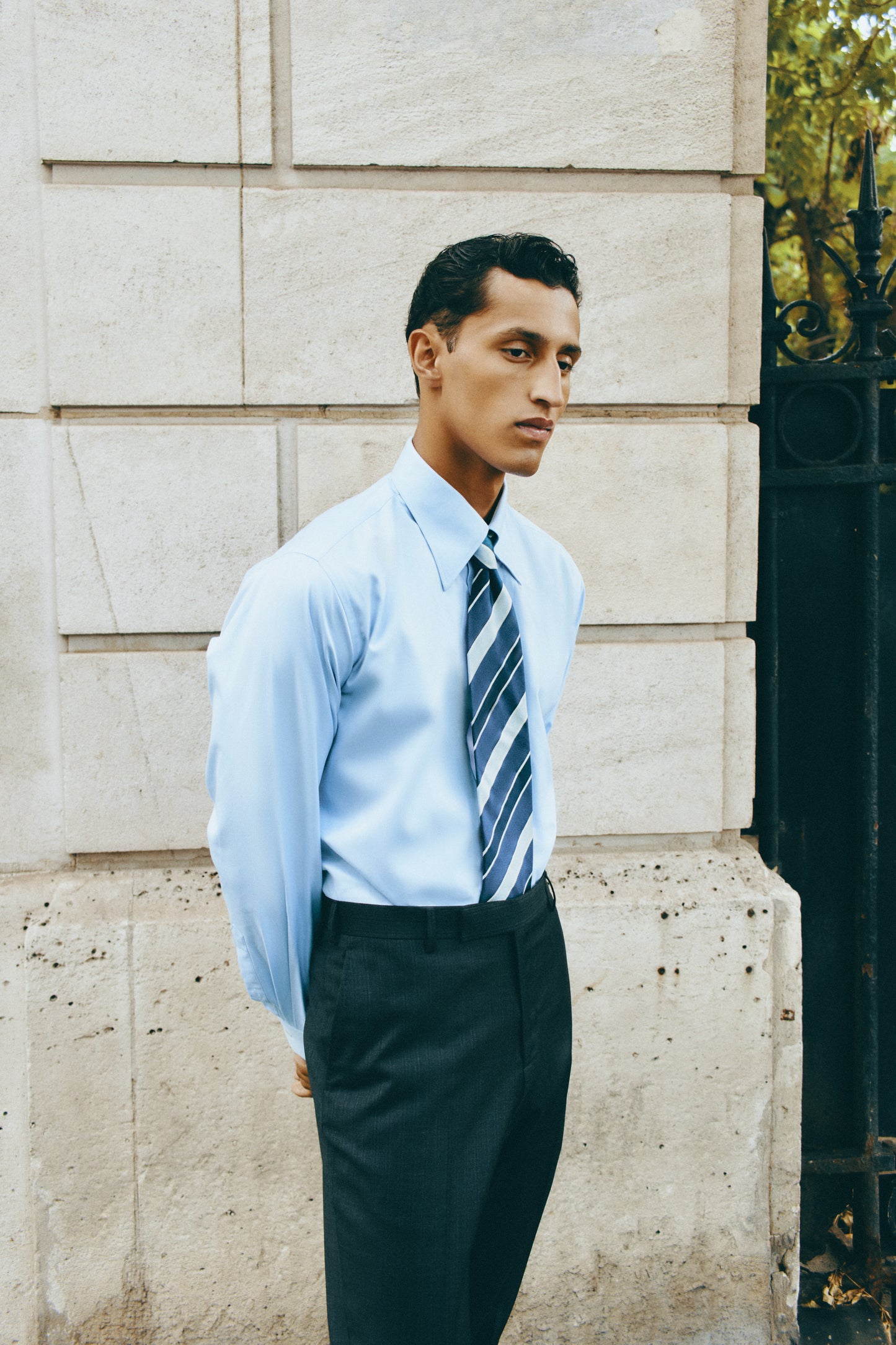 THE SKY BLUE SHIRT IN TWILL