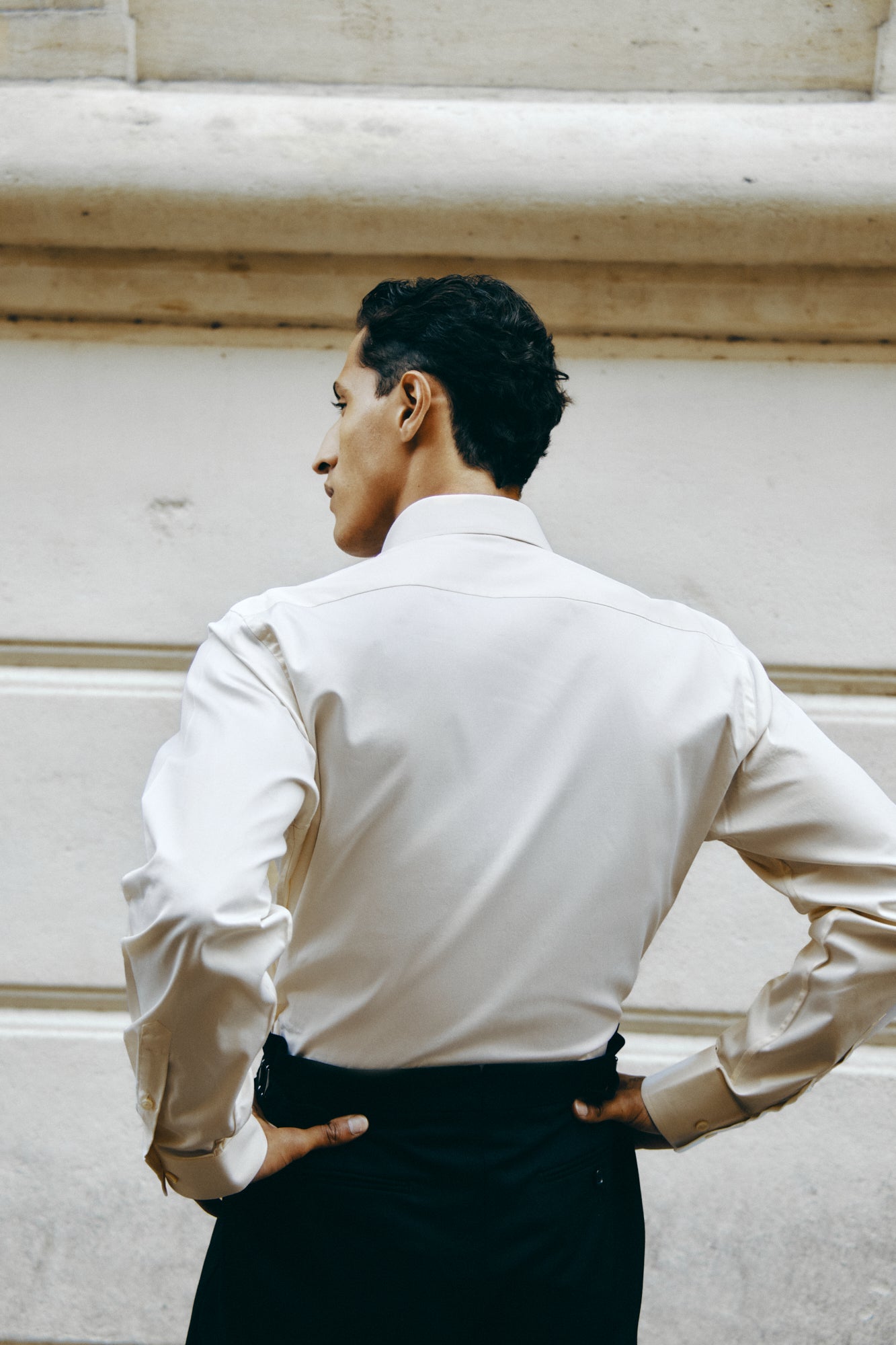 LA CHEMISE IVORIE EN TWILL