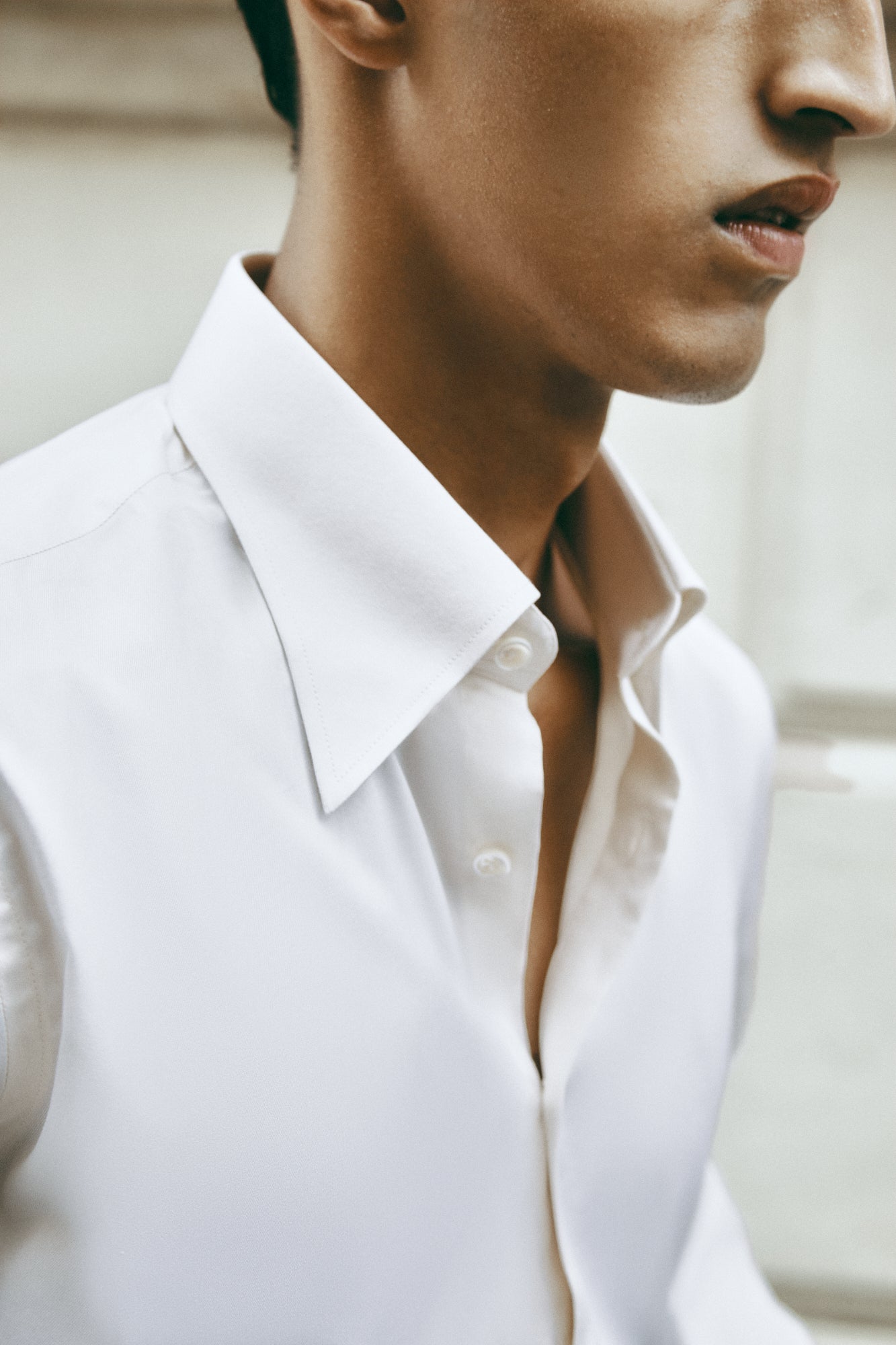 LA CHEMISE IVORIE EN TWILL