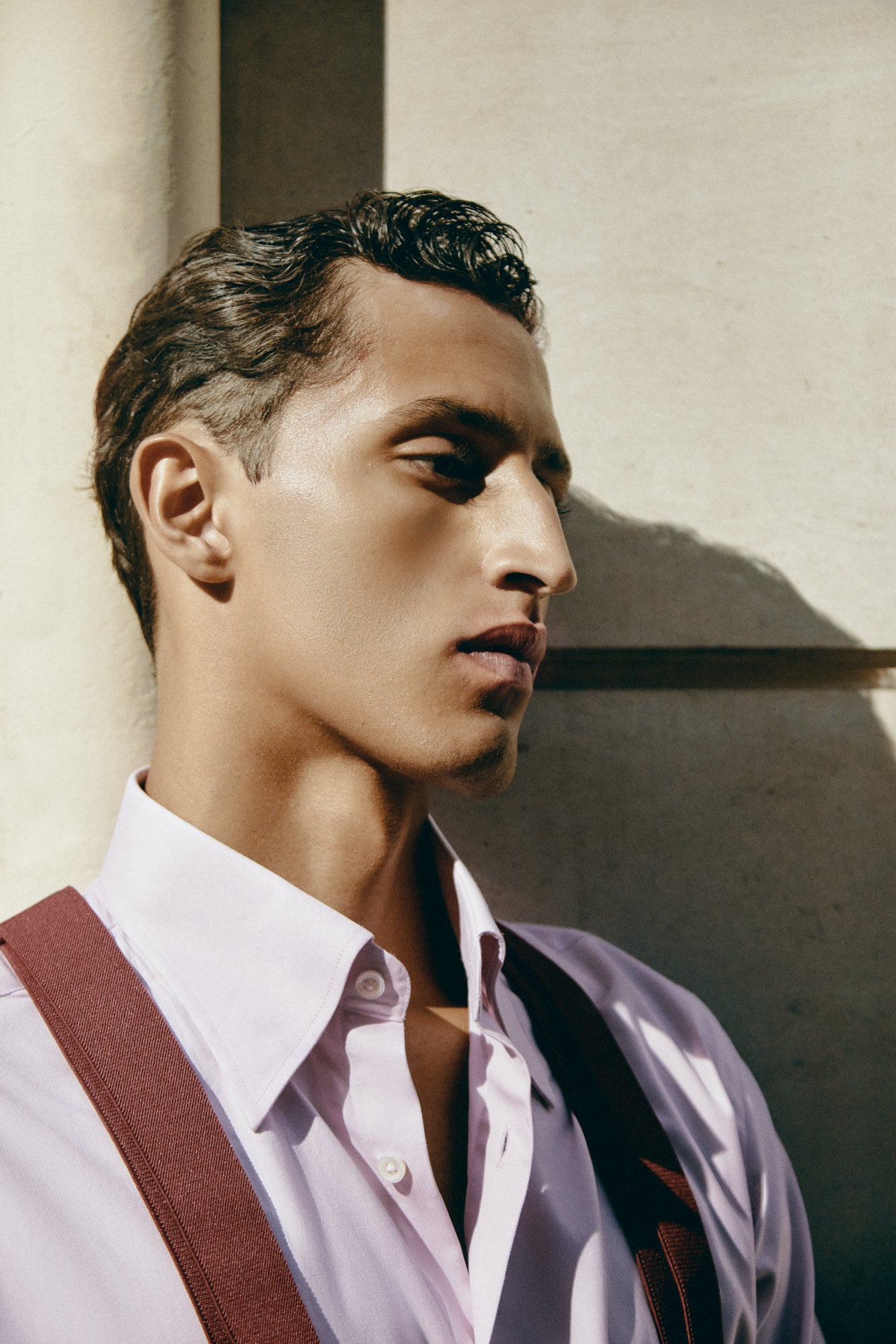 LA CHEMISE VIOLET CLAIR EN TWILL