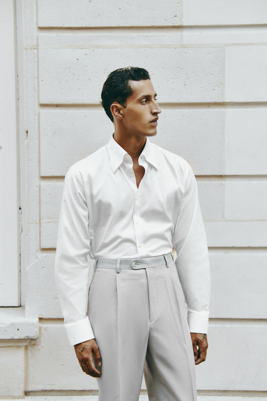 THE WHITE SHIRT IN TWILL