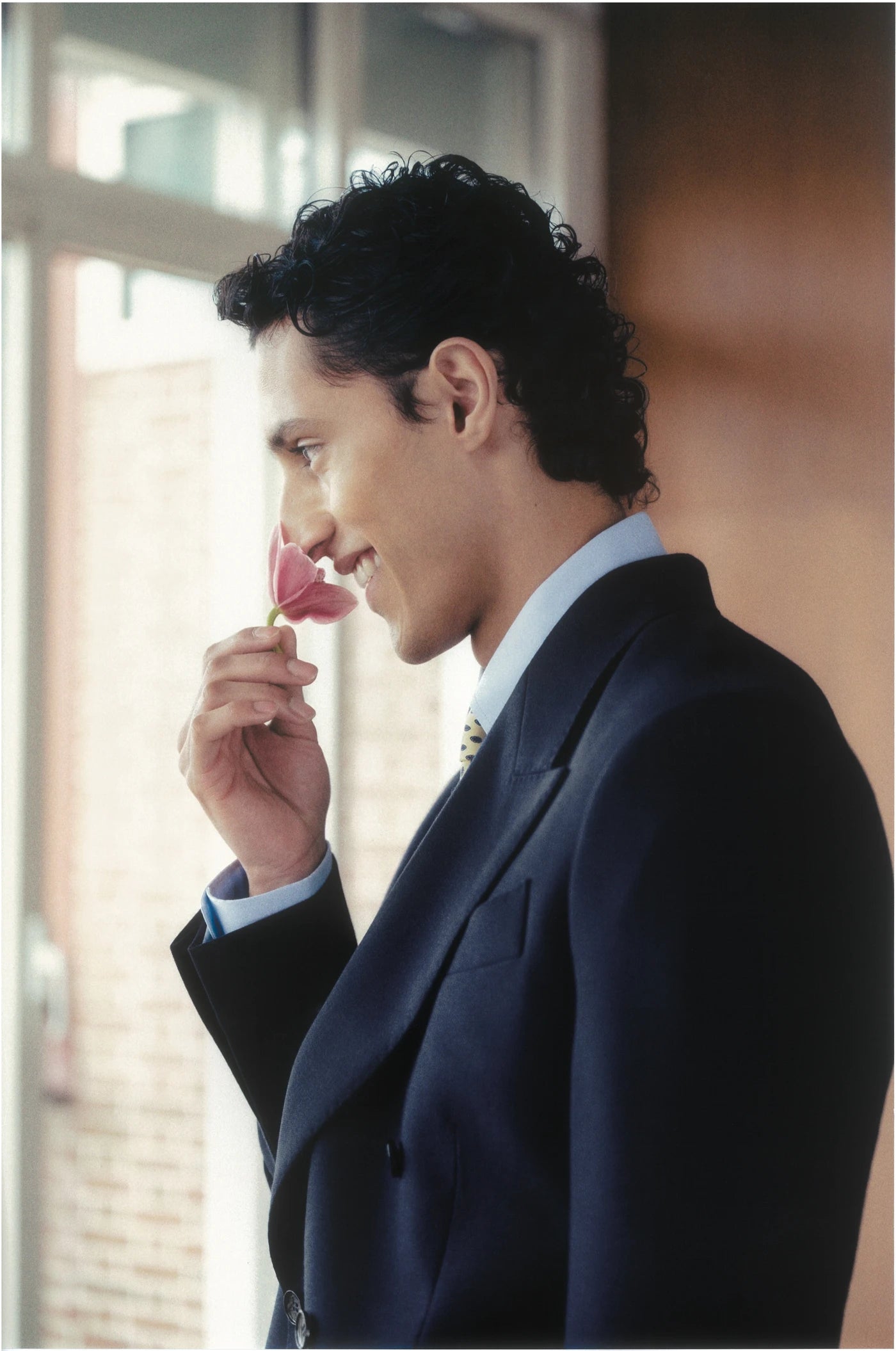 THE DOUBLE BREASTED FRESCO SUIT - NAVY BLUE