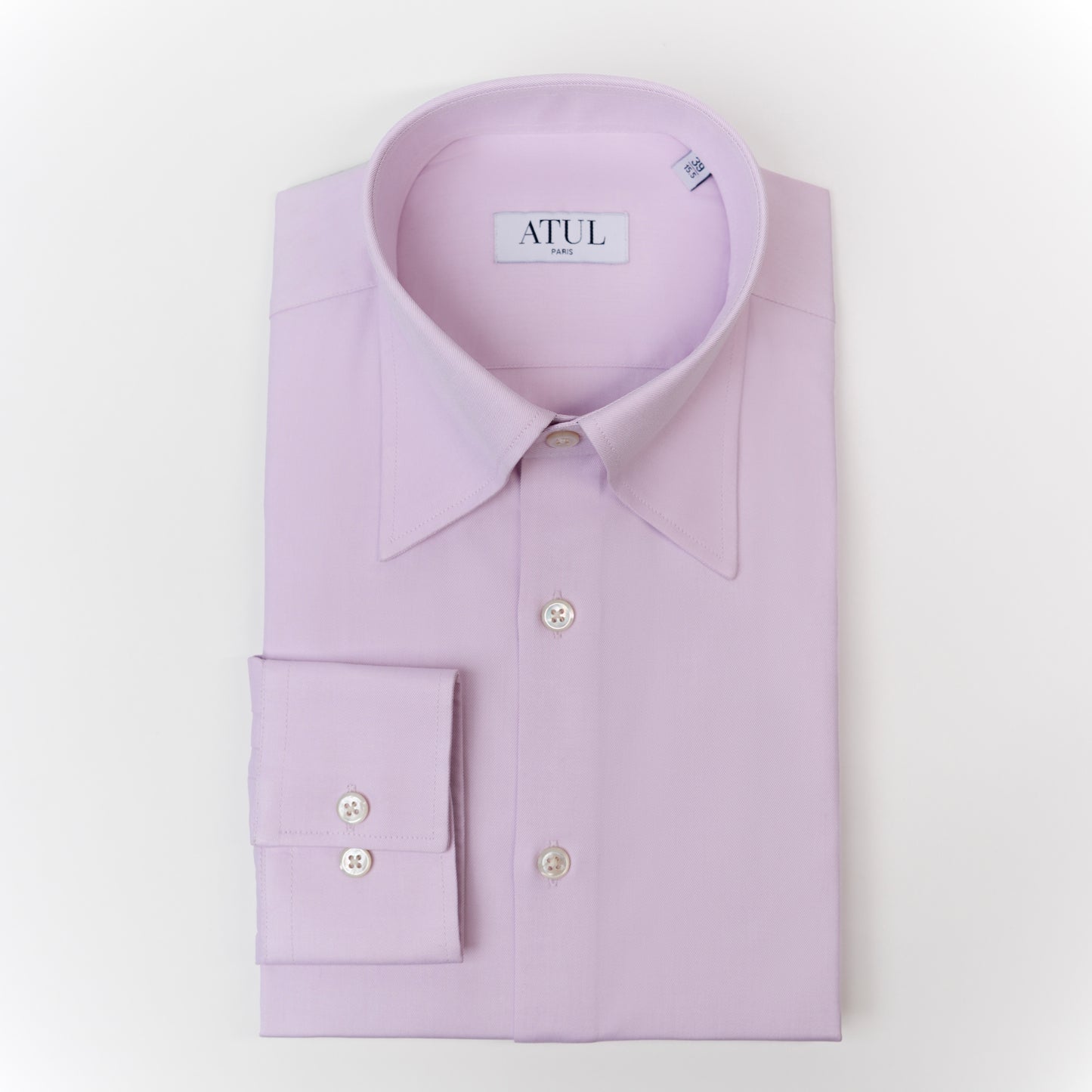 LA CHEMISE VIOLET CLAIR EN TWILL