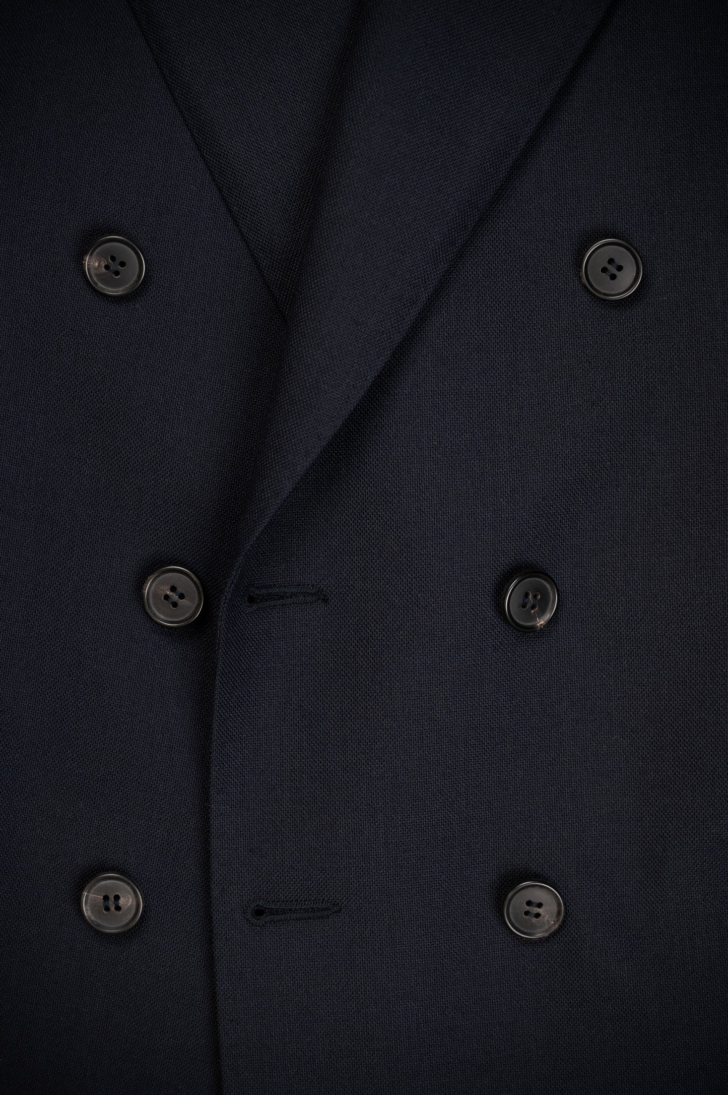 THE DOUBLE BREASTED FRESCO SUIT - NAVY BLUE