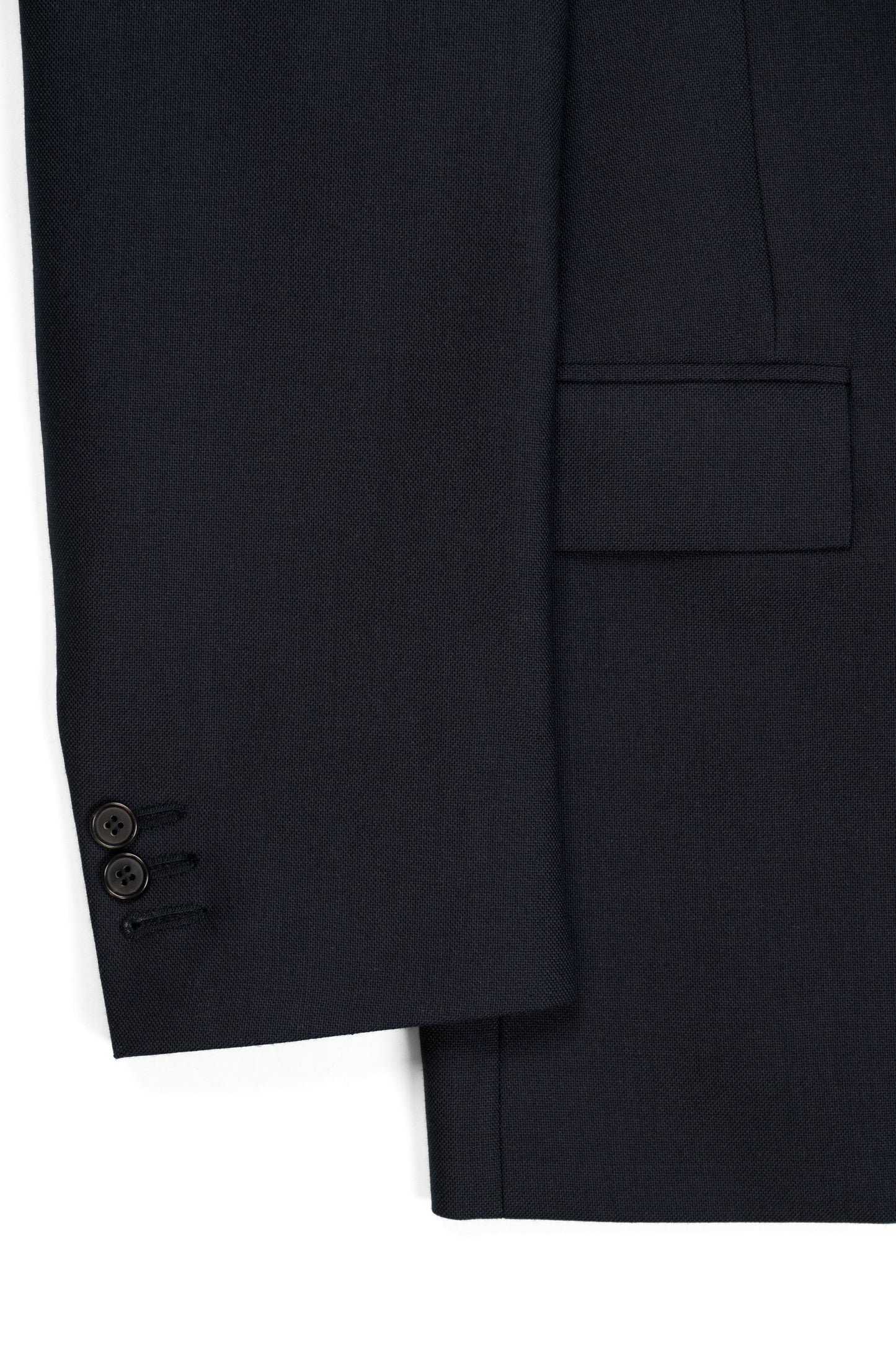THE DOUBLE BREASTED FRESCO SUIT - NAVY BLUE