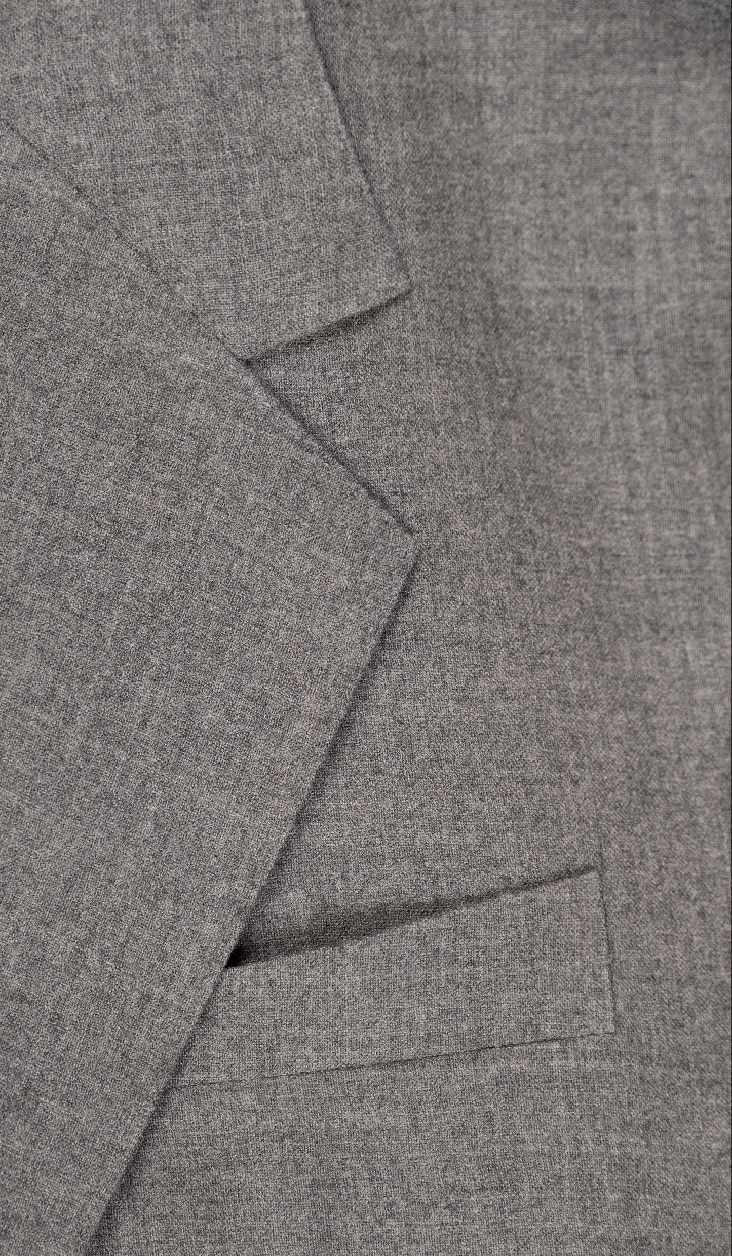 LE COSTUME DROIT EN LAINE ET CACHEMIRE - GRIS CLAIR