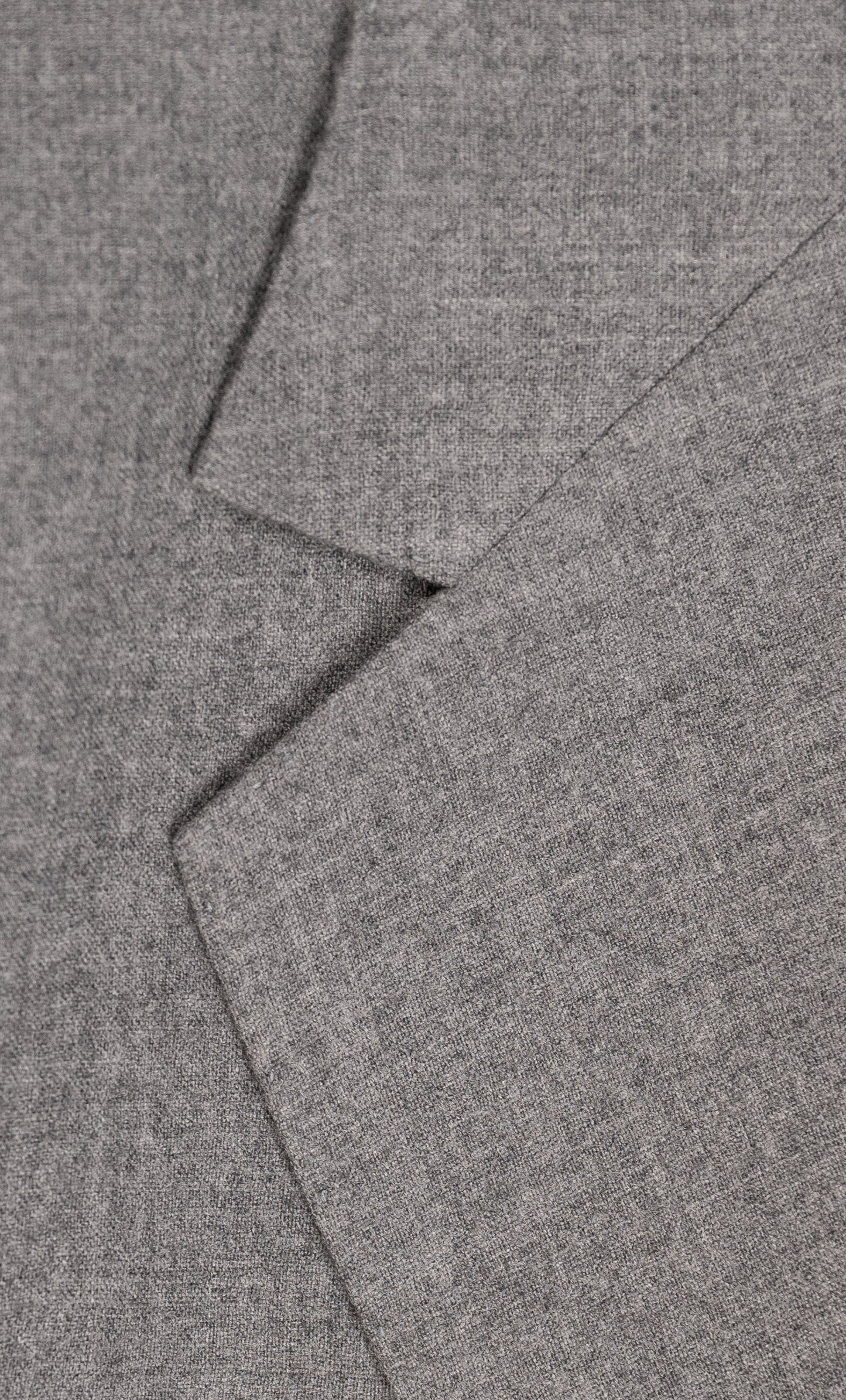 LE COSTUME DROIT EN LAINE ET CACHEMIRE - GRIS CLAIR