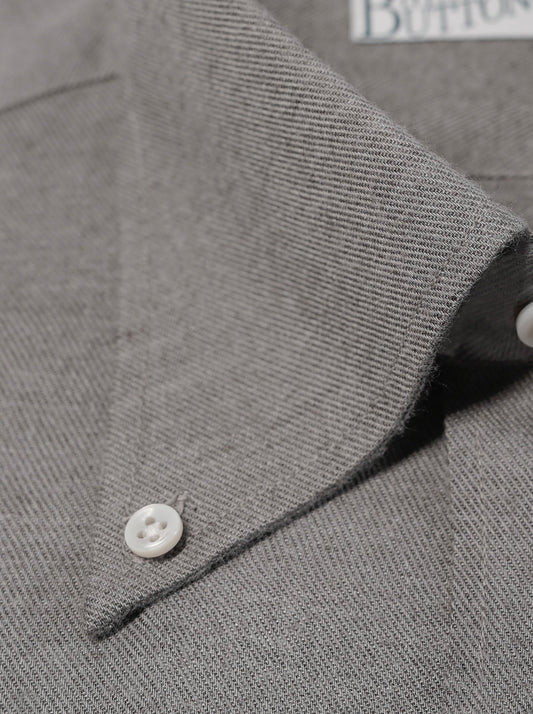 THE MINK BROWN SHIRT - ATUL'S BUTTON DOWN
