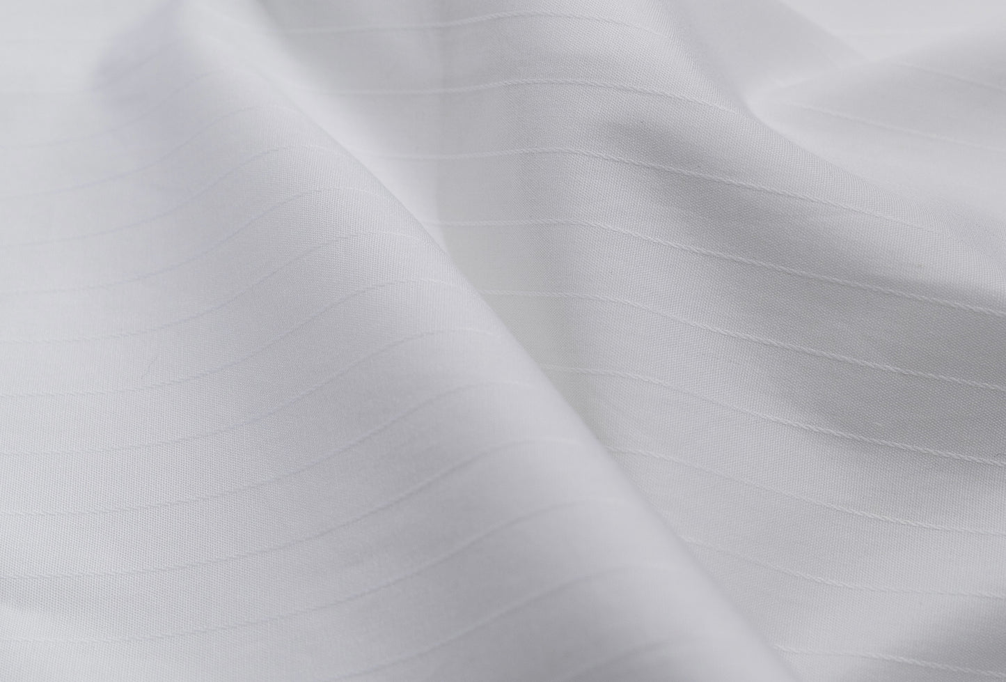 LA CHEMISE BLANCHE À RAYURES JACQUARD - COL ITALIEN 