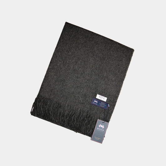 L’ÉCHARPE LARGE ANTHRACITE FONCÉ