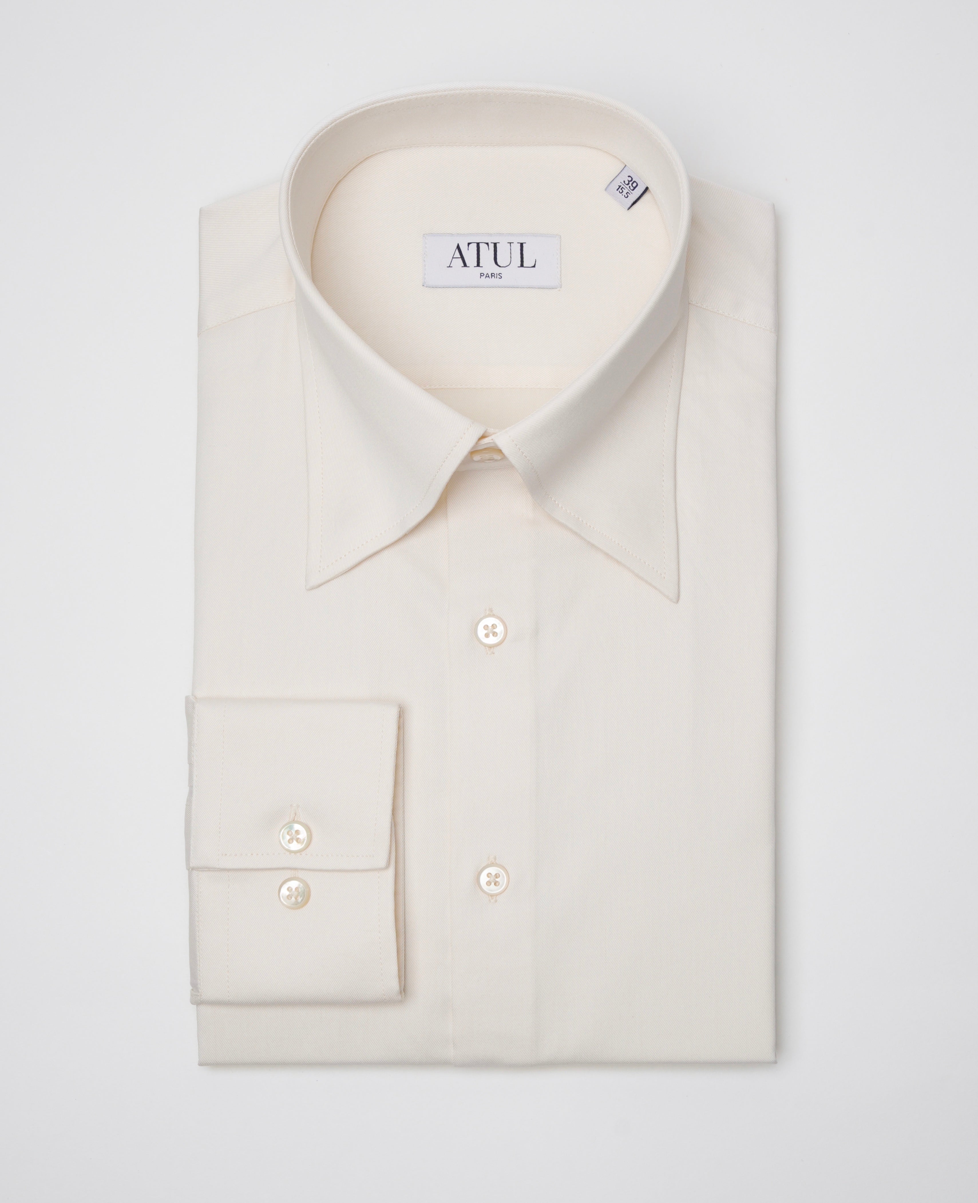 KAJA Open Collar Shirt 2 Ivory ovy