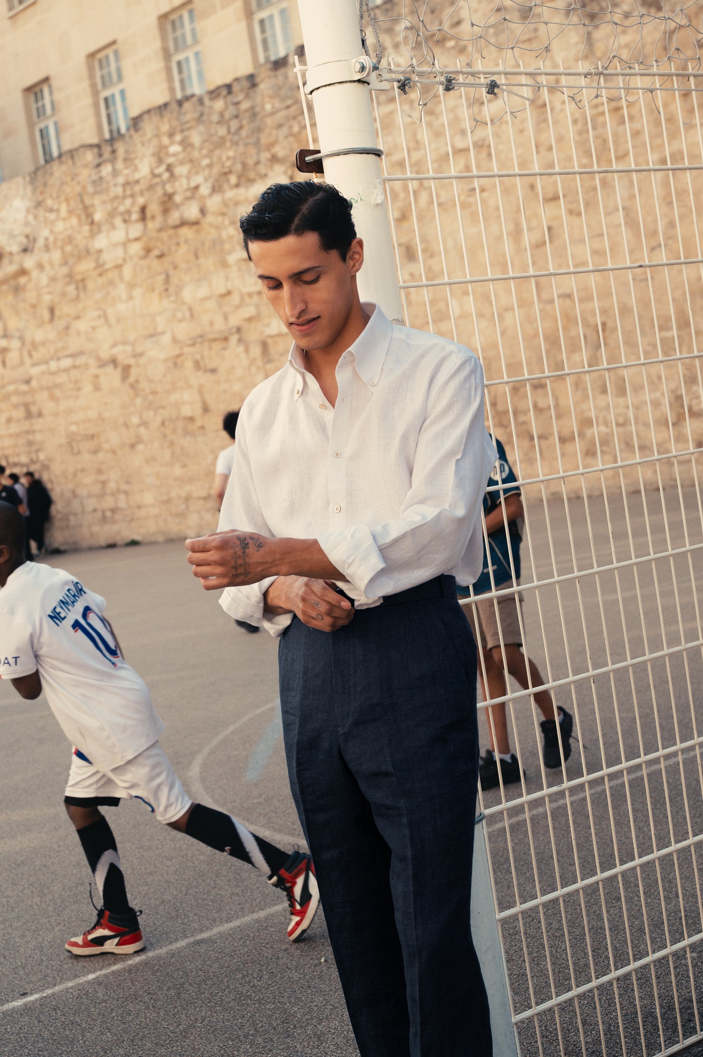 LA CHEMISE BLANCHE EN LIN
