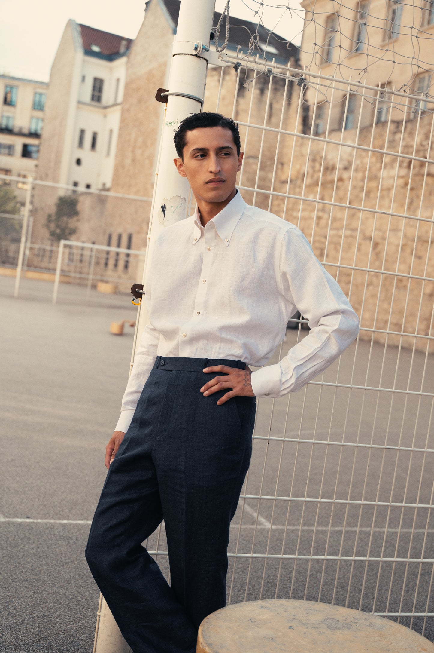 LA CHEMISE BLANCHE EN LIN